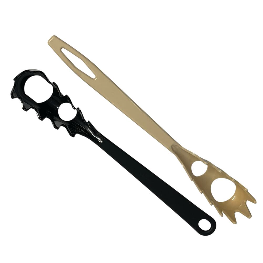 VTG Tailor Made Products 11" Set of 2 Slotted Spaghetti Server Spoon USA Made